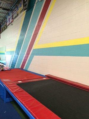 A tumble track with a pit pad?! Bring back my gymnast days, I'm ready!