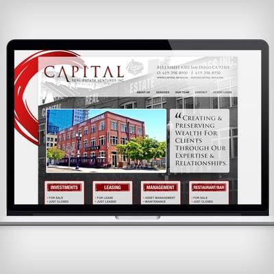 Website Design - Capital Rev