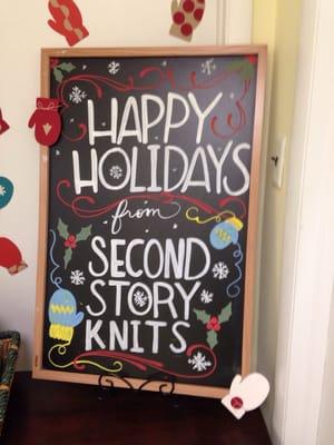 It's holiday season at second story knits!