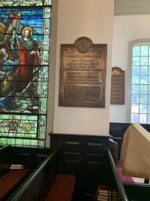 The spot where Patrick Henry gave his "Give me liberty or give me fealty speech"