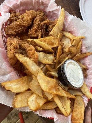 Chicken strips basket