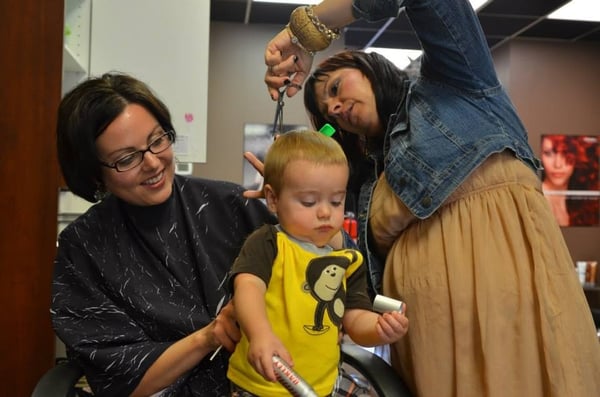 Jody cut my toddler's hair perfectly! She was so patient and helpful!