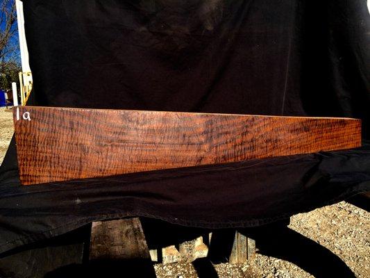 Claro walnut rifle blank