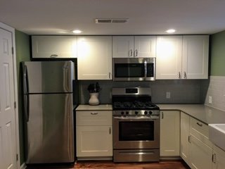 Basement Kitchen Installation.