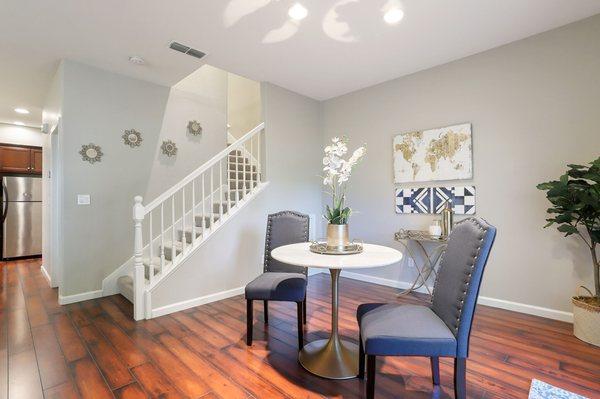 Staging helps sell the home quicker