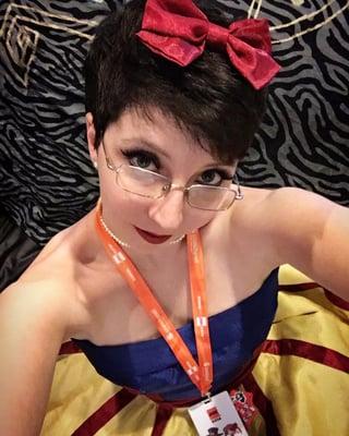 My goal was to look like Snow White - I'd say Diane nailed it!