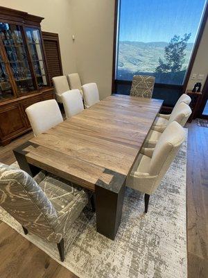 Dining Room without finishing touches