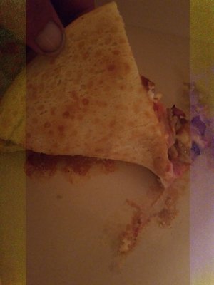 Pizza is undercooked every time.