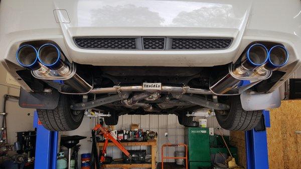 we installed a bolt on kit for a subaru and it turned out amazing customer was super happy