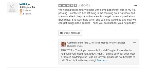 Thank you to my customers for their kind words. Thank you to Yelp for excluding my reviews.