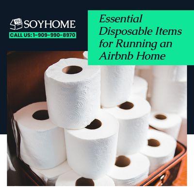 Pick up these essential disposable items to keep your Airbnb guest ready!