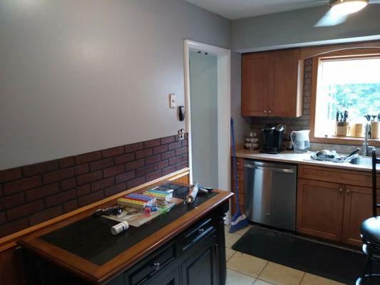 Help one of our customers make her kitchen beautiful again