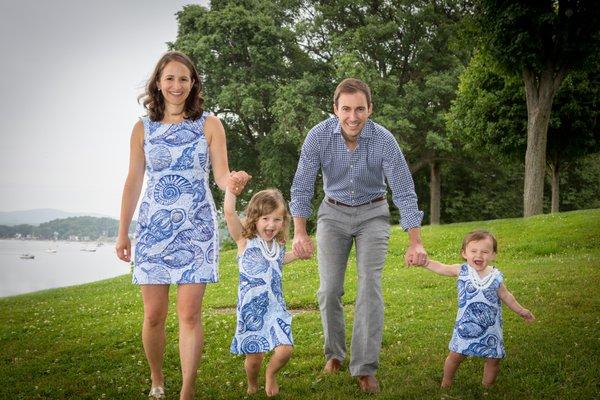 Summer lifestyle photography session along Lake Champlain.