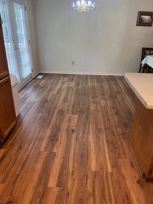 Vinyl plank flooring!