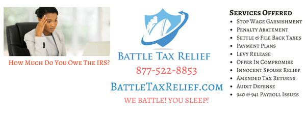 Battle Tax Relief - We Battle! You Sleep!