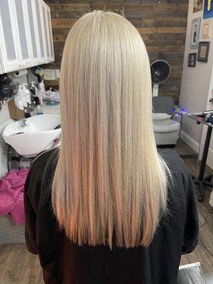 Blonde haircolor