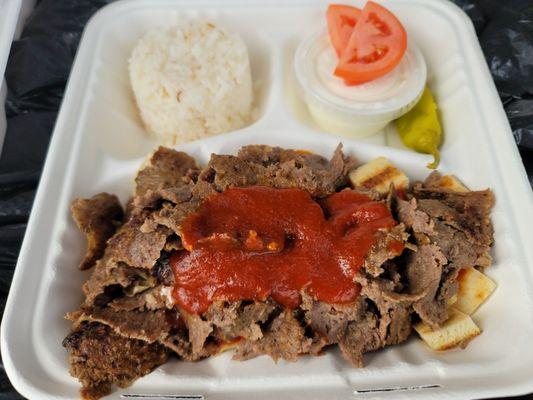 Iskender Plate, so delicious!