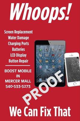 We specialize in providing fast, convenient repair service for the following iPhone models: iPhone 5 iPhone 5s iPhone 5c iPhone 6 iPhone 6+