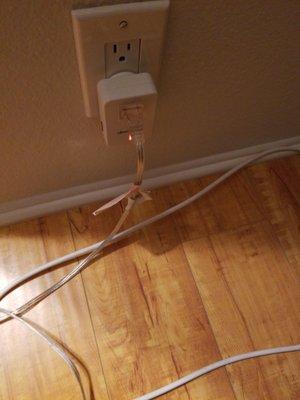 Electrical wiring and plug