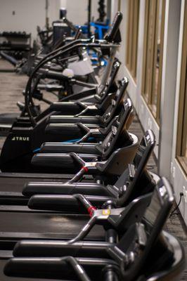 Full cardio area upstairs so you can work out and watch your child practice!