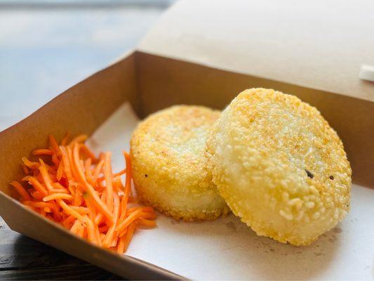 Fried Sticky Rice Patties - comes in pair