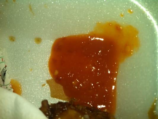 Spoiled spicy sauce heng yang inc. Taste worst than it looks!