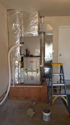 Hvac system installation