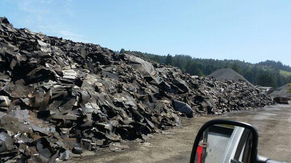 Recycling yard