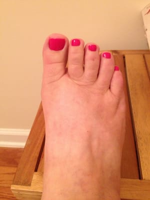 Pretty pedicure!