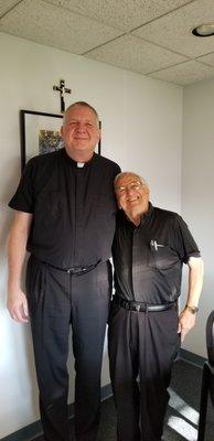 Fr Mark and Fr. Dave--Twins Day