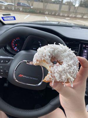 Glazed Coconut Donut