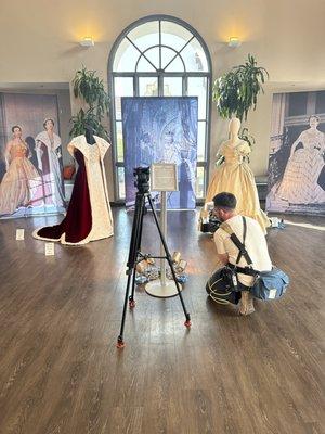 KEYT aired Coronation Couture exhibit, LIVE on air