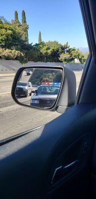 Cop ‍ pulled me over on a quiet street in Hacienda Heights.