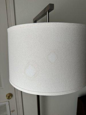 Stained lamp shade