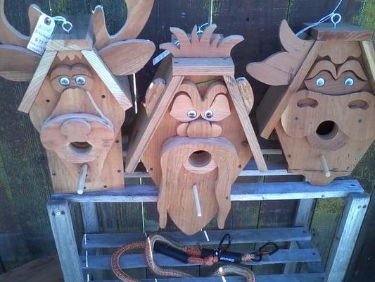 Hand Crafted Bird Houses