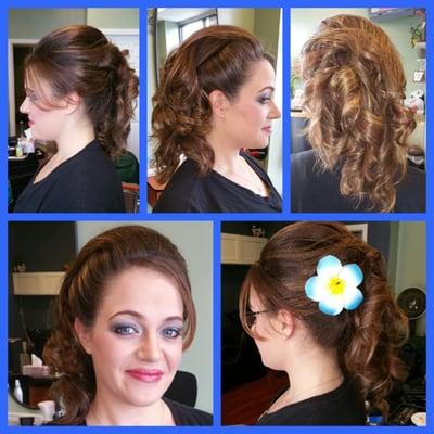 Hair styles and make up for fashion show