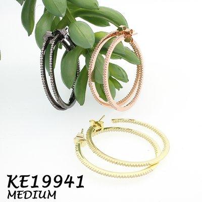 Small Round CZ Hoops