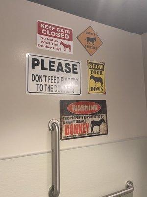 Bathroom signs