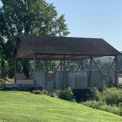 Farmers Market Covered Bridge, Clayton