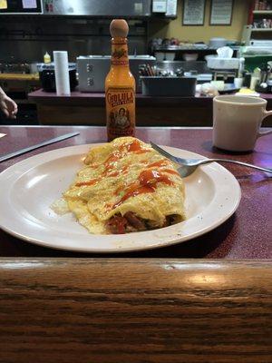 Loaded omelet