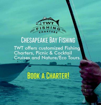 Fish the Chesapeake Bay with TWT Fishing Charters