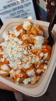 Buffalo chicken tots! These are to die for!