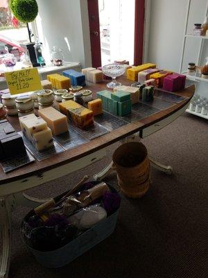 Owner-made soaps