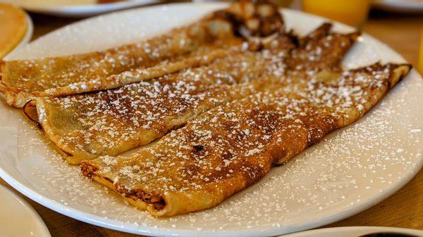 Traditional crepes