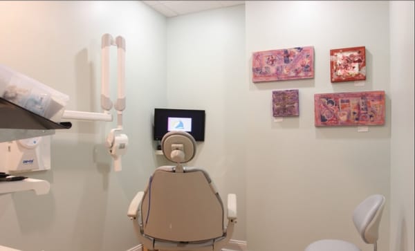 Comfortable patient exam room