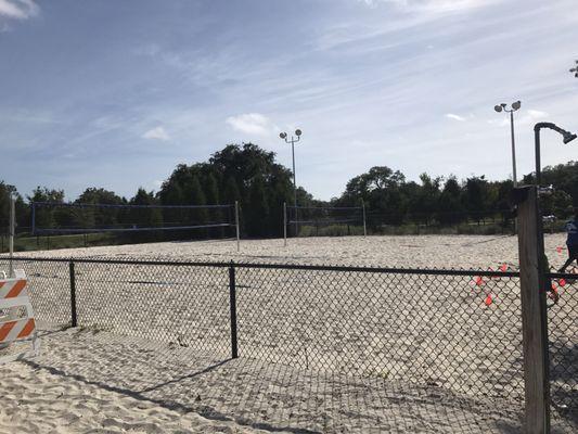 Volleyball courts. Total of 4