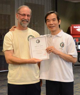 With Dr. Paul Lam, Founder of The Tai Chi for Health Institute.