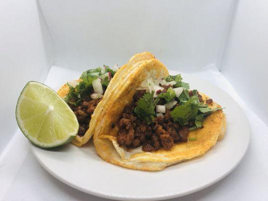 Tacos de chorizo