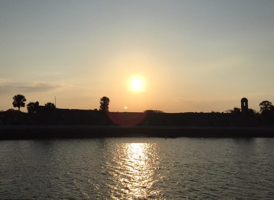 Castillo de San Marcos by water