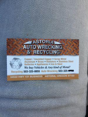 Astoria Auto Wrecking and Recycling